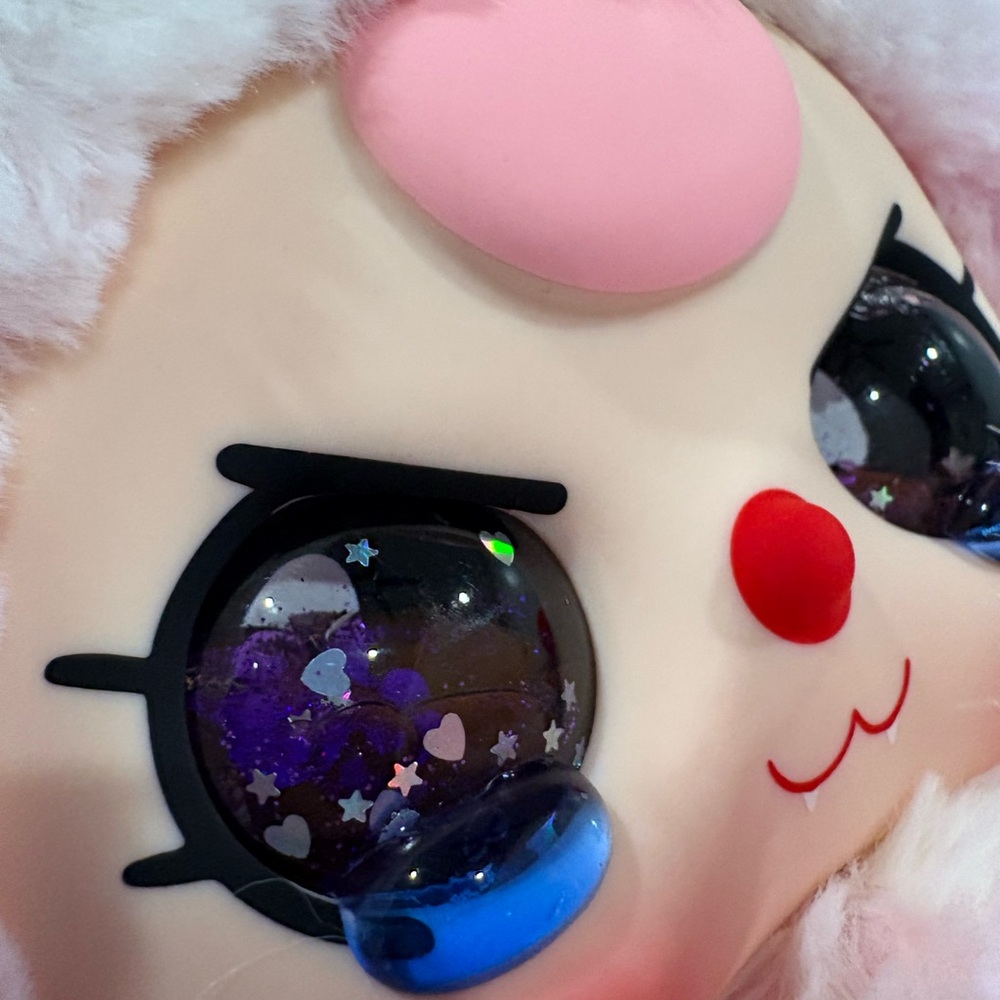 🐰 Baby Three – 400% Plush Backpack: Rare Pink Bunny